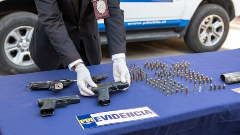 Delitos en alza: Preocupante aumento del uso de armas de fuego en Chile