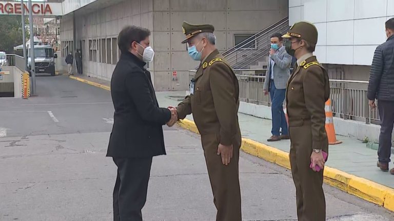Pdte. Boric visitó a carabinero de la escolta presidencial que fue secuestrado y baleado en Colina
