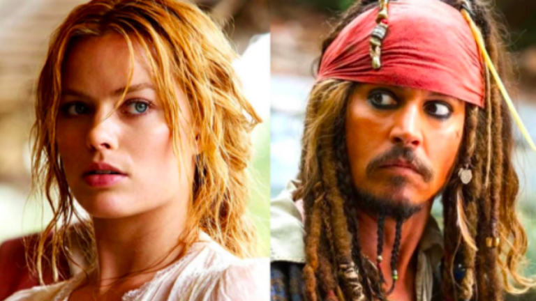 Margot Robbie tomaría lugar de Johnny Depp en la película Piratas del Caribe 6