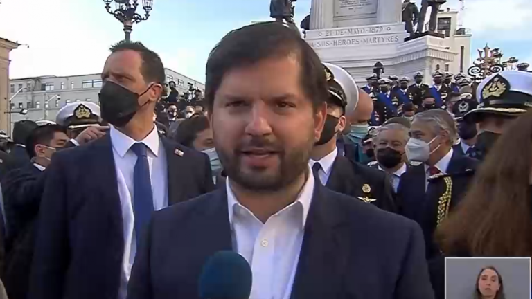 Pdte. Boric tras encabezar Día de las Glorias Navales: 