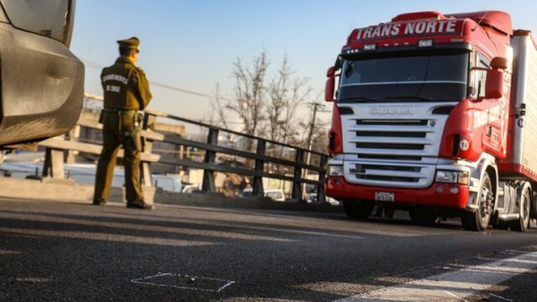 Hirió a bala a dos delincuentes: Carabinera frustró encerrona a camión que transportaba carne