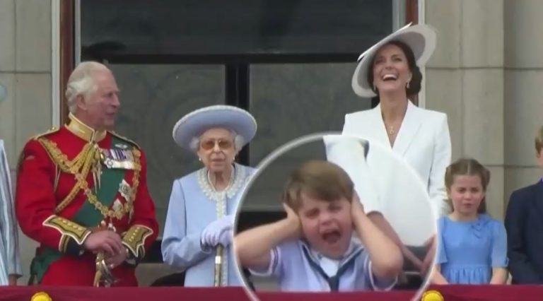 Rompió todos los protocolos: El príncipe Louis se robó la película en el jubileo de la reina Isabel II