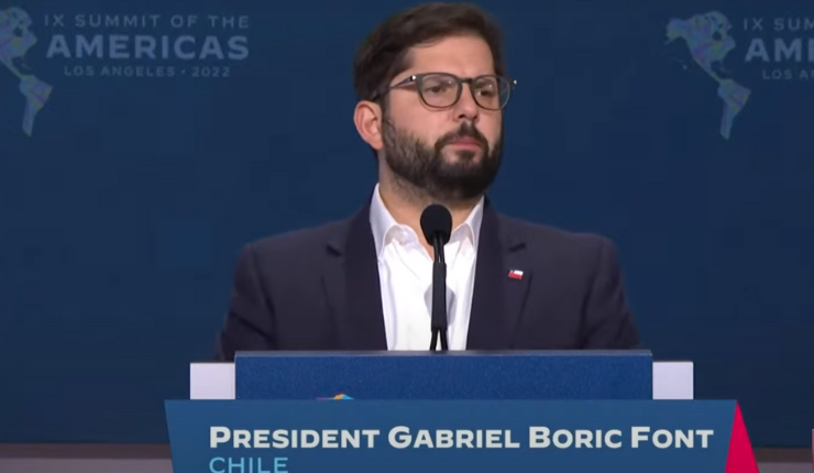 Pdte. Boric en Cumbre de las Américas: 