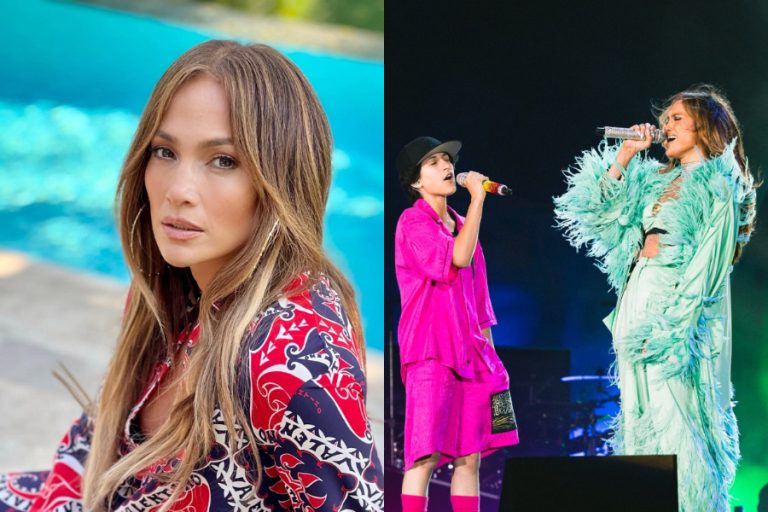 JLo presentó a uno de sus gemelos con pronombres neutros en show: 
