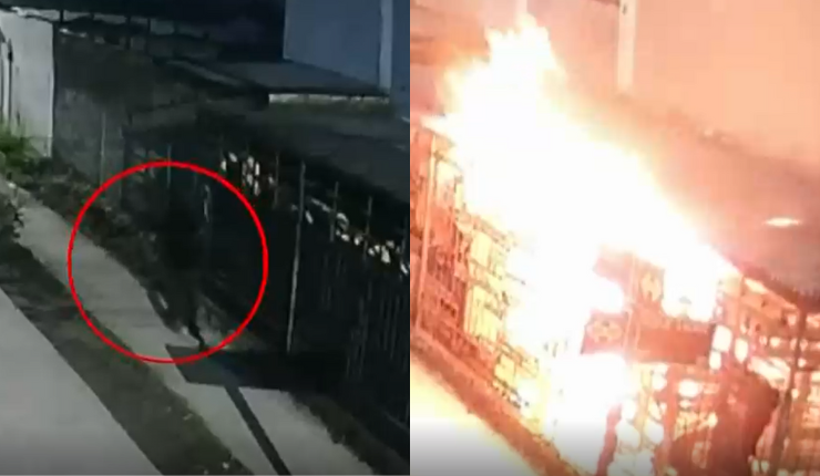 Madre e hijo en riesgo vital por incendio que habría sido intencional en La Granja: Vecinos detuvieron a presunto autor