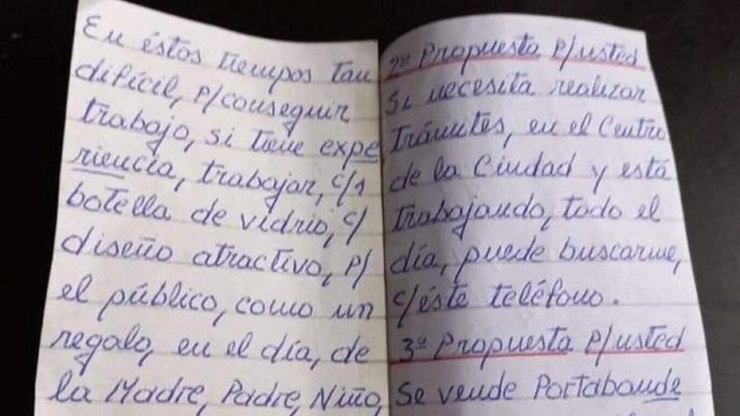 Jubilado no encontraba trabajo, escribió su CV a mano y recibió 26 ofertas laborales