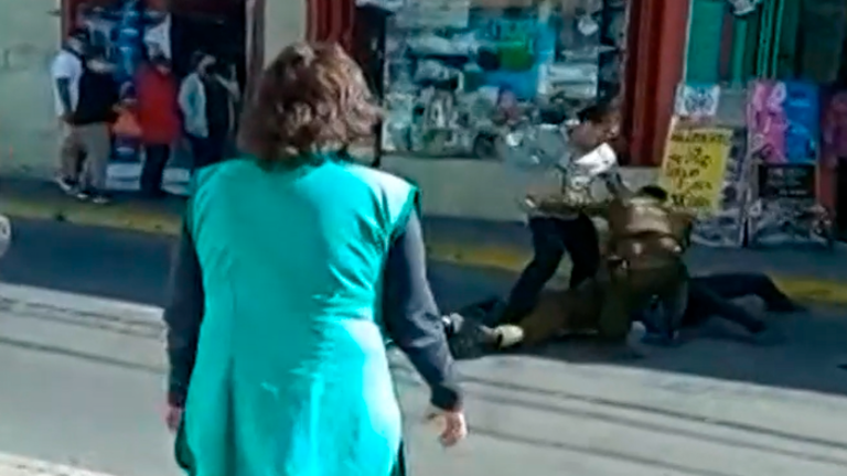 Intentaron evitar detención: Carabineros fueron golpeados en Coquimbo