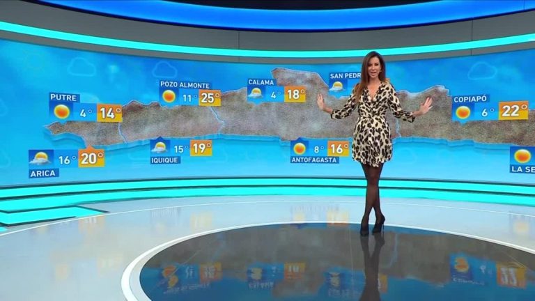 Vanessa Noé y el informe del tiempo para este lunes 6 de junio