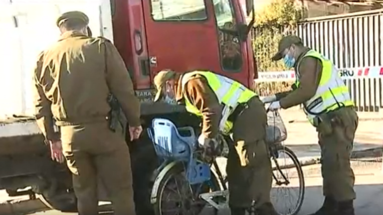 Niño de seis años falleció tras ser atropellado por un camión en Renca: Conductor quedó detenido
