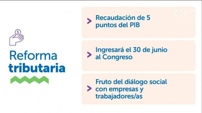 Ministros Jackson y Vallejo explican reforma tributaria: “La necesitamos si queremos tener una pensión mínima de $250 mil”