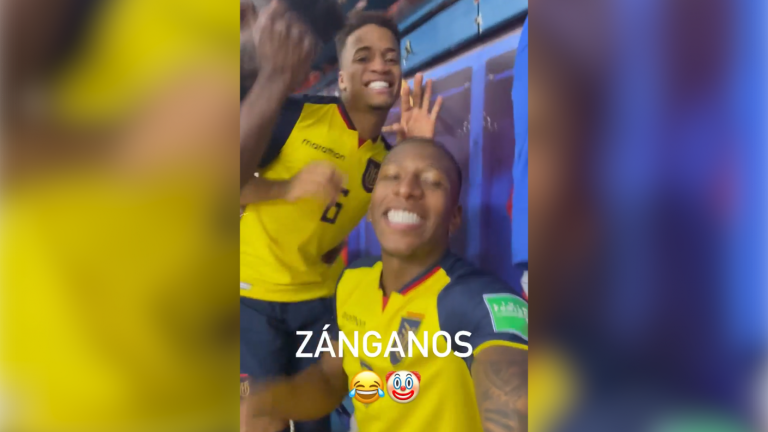 “Zánganos”: La desaforada celebración de Pervis Estupiñan y Byron Castillo por el fallo de la FIFA en contra de Chile