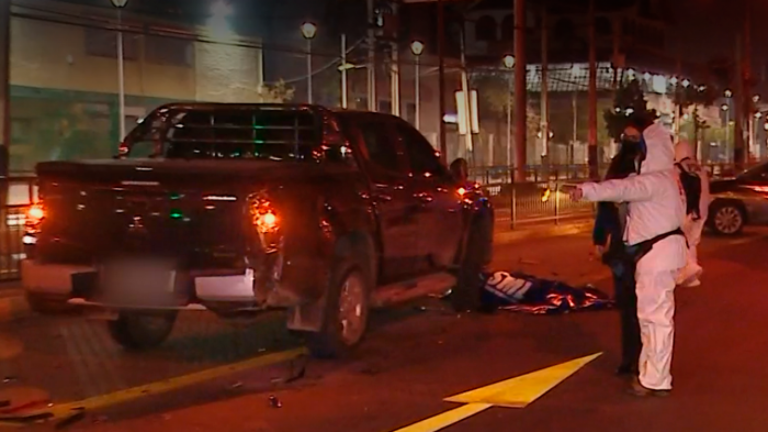 Micro atropelló y mató a conductor de camioneta tras una discusión en La Pintana