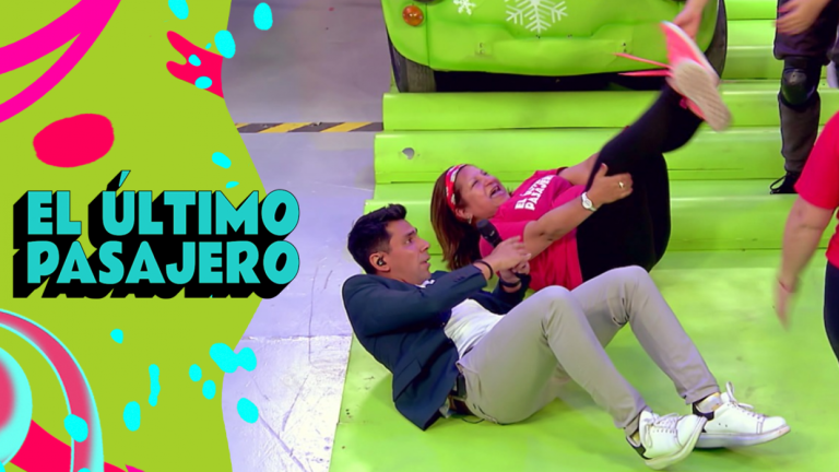 ¡Cuidado con la tía! Juan Pablo Queraltó se tropezó junto a apoderada de El Último Pasajero