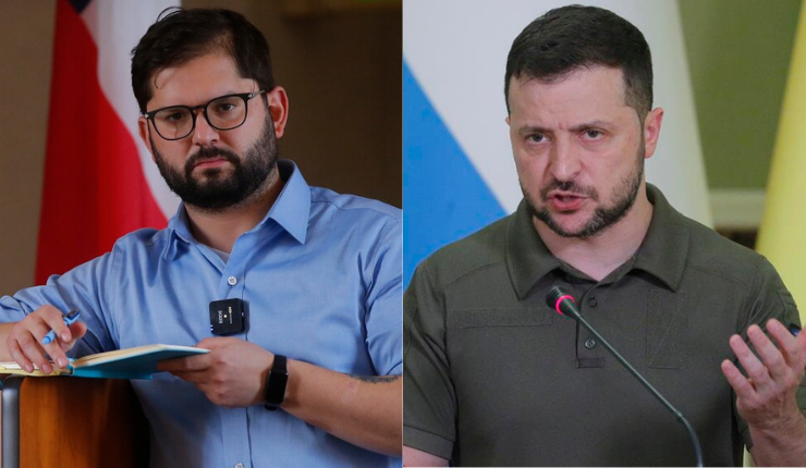 “Ucrania tiene un amigo en América del Sur”: Pdte. Boric conversó con Zelenski y le manifestó apoyo