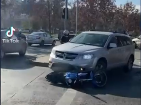 Habla motociclista afectado por conflicto vial: 