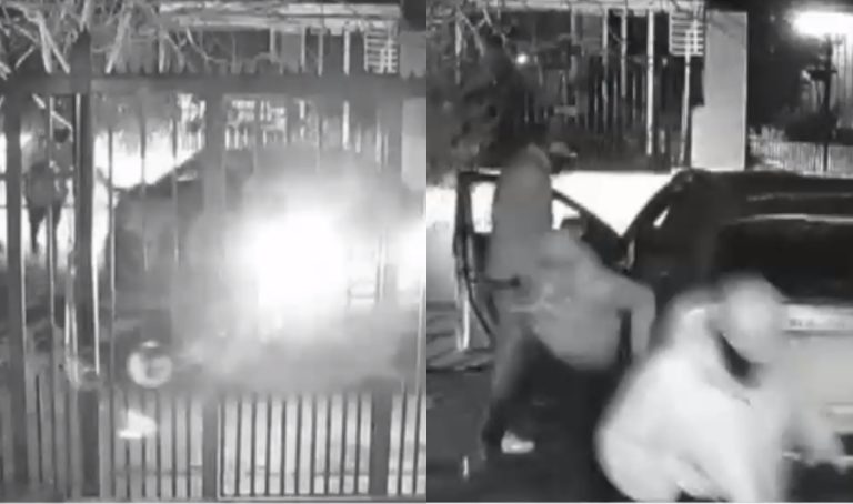 Familia fue víctima de violento robo en La Cisterna: Sujetos ingresaron a la casa rompiendo el portón