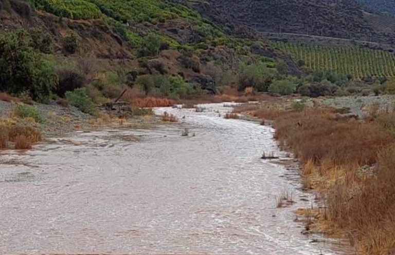 Registran recuperación de agua en ríos secos en Punitaqui y Monte Patria, zonas de extensa sequía