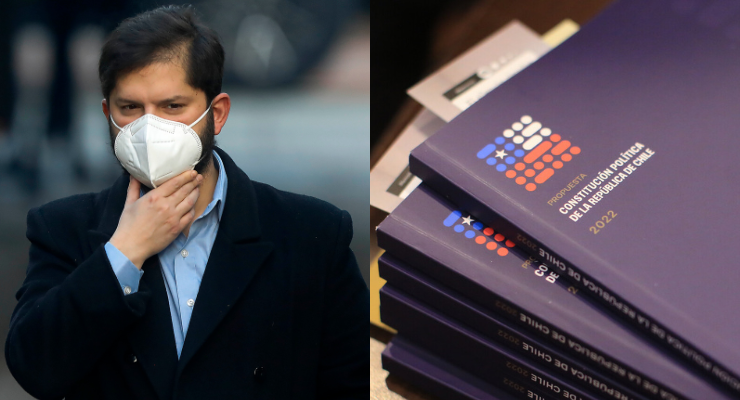 Cadem: Aumenta levemente respaldo a pdte. Boric y Apruebo acorta diferencia con el Rechazo