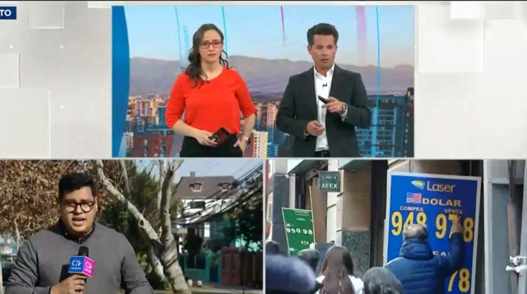 Camarógrafo de Chilevisión sufrió robo de su celular en despacho en vivo