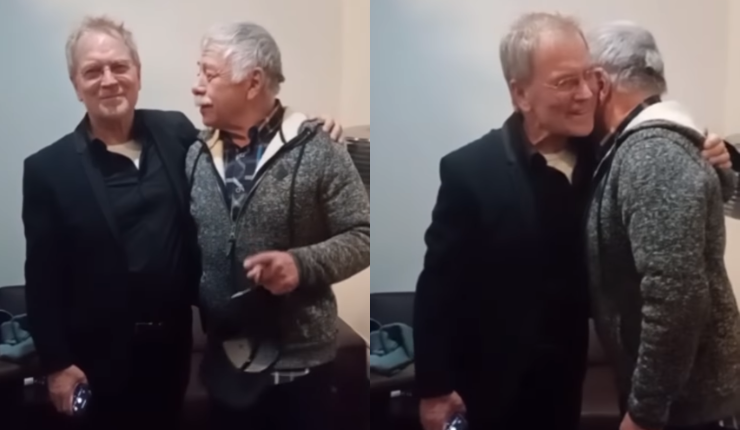El emotivo encuentro entre Carlos Caszely y Franco Simone: Cantaron reconocida canción