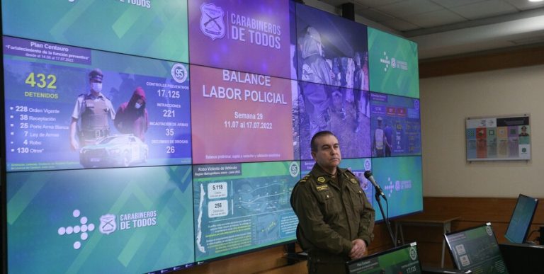 Carabineros: Robo de vehículos disminuyó en junio gracias a implementación del Plan Anti Encerronas