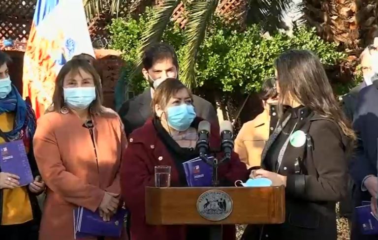 El momento en que mujer criticó pregunta sobre firma de pdte. Boric en textos de nueva Constitución