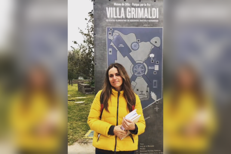 Actriz de la Casa de Papel visitó Villa Grimaldi: 