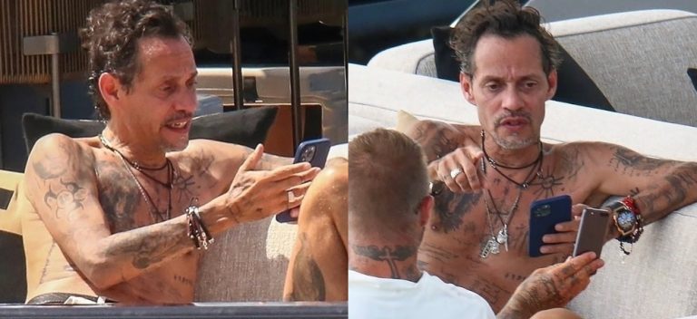 Extrema delgadez de Marc Anthony preocupa a sus seguidores tras ser fotografiado en un yate