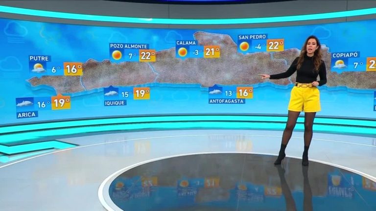 Vanessa Noé y el informe del tiempo para este domingo 3 de julio