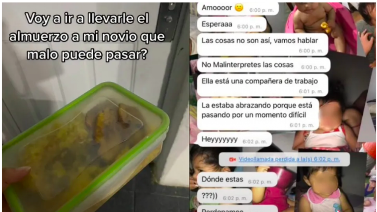 “Todavía lo amo”: Joven intentó sorprender a su novio llevándole comida al trabajo y lo encontró con otra mujer