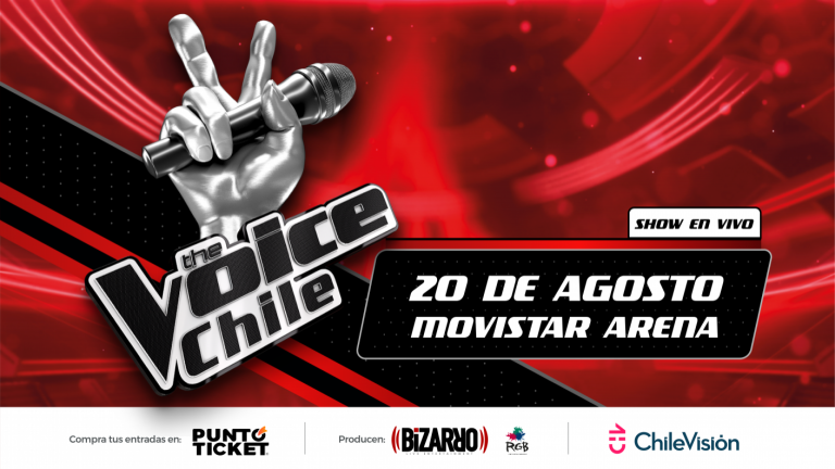 “The Voice Chile – El Show En Vivo”: Dónde y cómo comprar las entradas para el concierto en vivo en el Movistar Arena