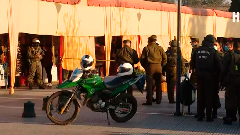 Último minuto: Carabinero fue baleado en su rostro en intermodal La Cisterna