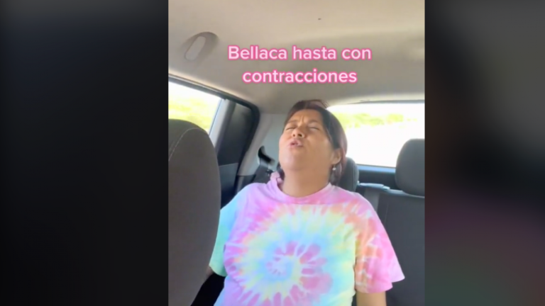¡Para calmar las contracciones! Embarazada cantó música de Bad Bunny a minutos de dar a luz