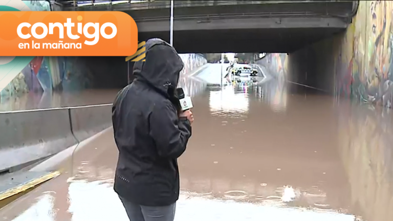 Tránsito interrumpido: Paso de nivel inundado generó gran congestión en La Florida