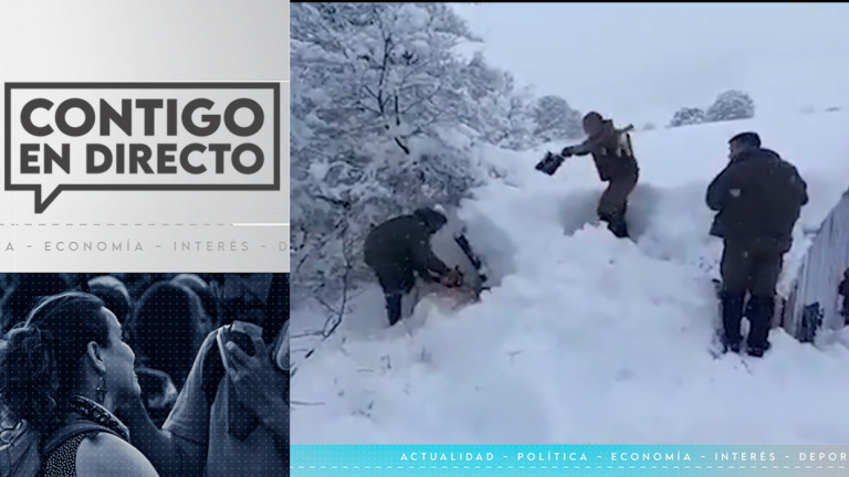 Intensas nevadas dejaron casi dos mil personas aisladas en la Araucanía