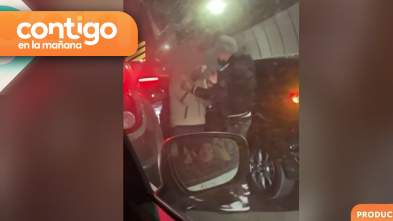 VIDEO | Registran violenta encerrona a dos mujeres en la Costanera Norte