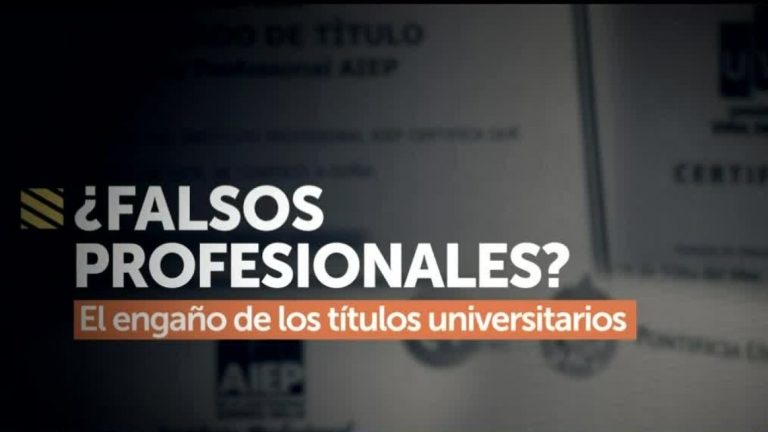 ¿Falsos profesionales? El engaño de los títulos universitarios vendidos para postular a trabajos