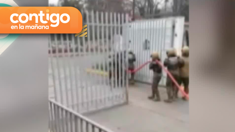 Alumnos del INBA atacaron con piedras un cuartel militar y los soldados debieron defenderse con agua