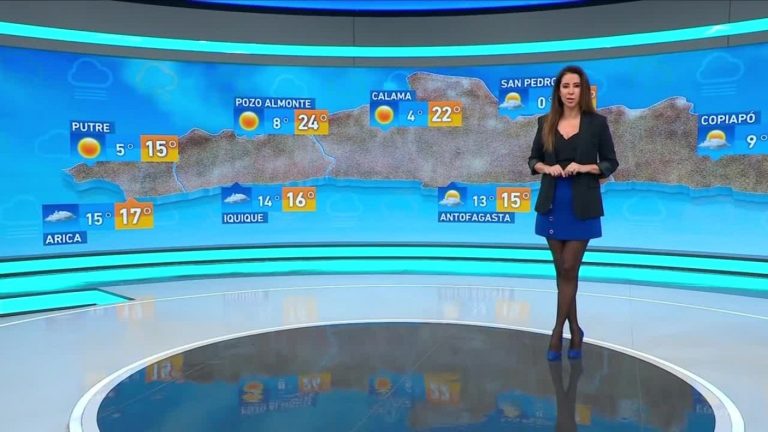 Vanessa Noé y el informe del tiempo para este lunes 1 de agosto