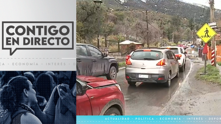 Pese al llamado de las autoridades automóviles hacen largas filas camino a San José de Maipo