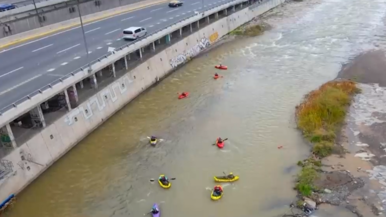 Mapocho vuelve a ser navegable tras lluvias: 