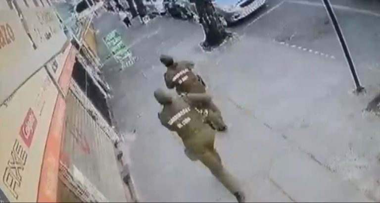 Balacera en Barrio Yungay por camión robado terminó con 4 detenidos y un herido