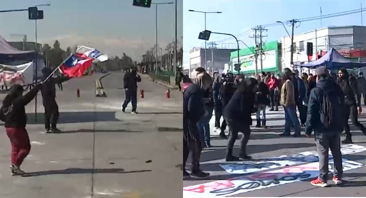 Cortaron calles con extintores: Ambulantes protestan contra operativo por comercio irregular en Maipú