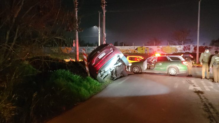 Teniente de Carabineros frustró a balazos encerrona en San Bernardo: Al menos dos delincuentes terminaron heridos