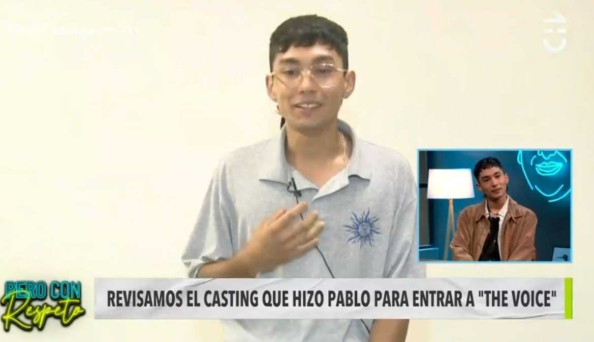 La emoción de Pablo Rojas al ver su casting en The Voice: “Tenía mucho ...