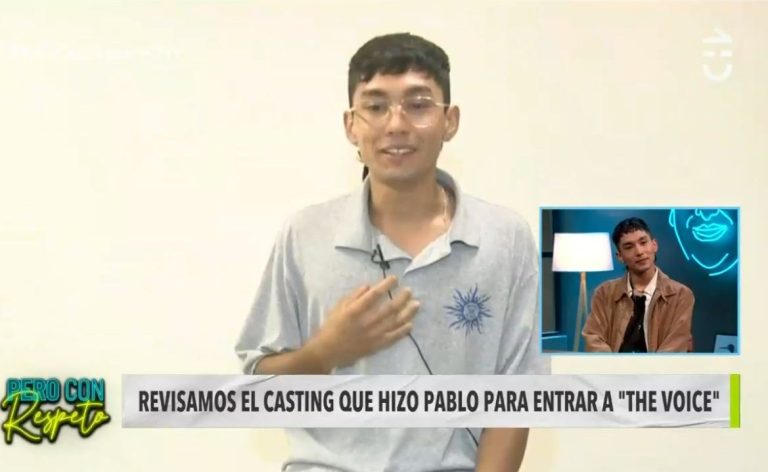 La emoción de Pablo Rojas al ver su casting en The Voice: 