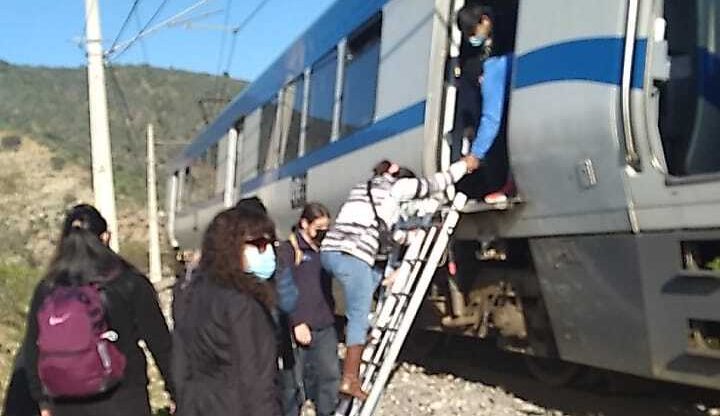 Tren de Valparaíso sufrió un 