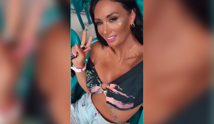 Pamela Díaz asistió a concierto de Bad Bunny en Miami como invitada VIP