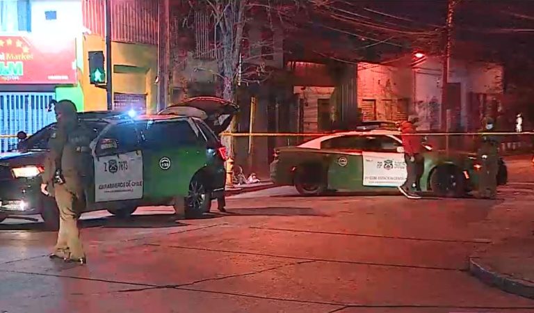 Balacera en Estación Central dejó un muerto y una persona en riesgo vital