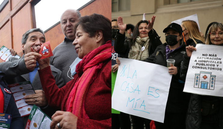 Entraron en tierra derecha: Campañas del Apruebo y Rechazo viven semanas claves de cara al plebiscito